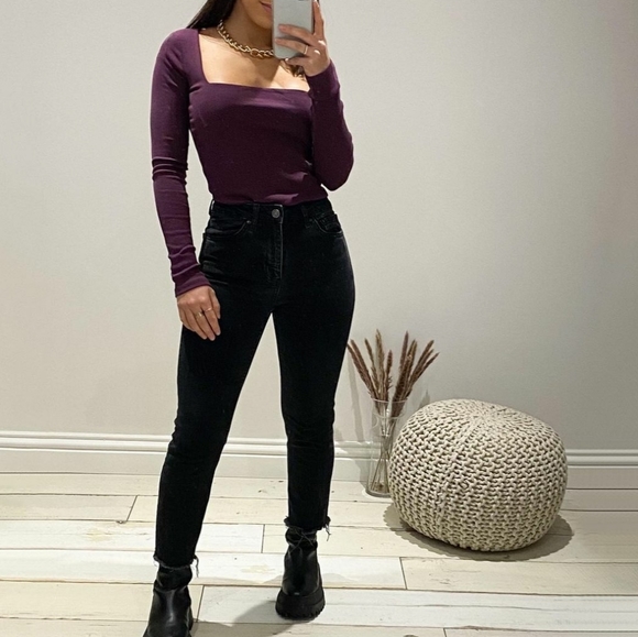 ZARA | Bloggers Fave Square Neck Cropped Top - Picture 3 of 10